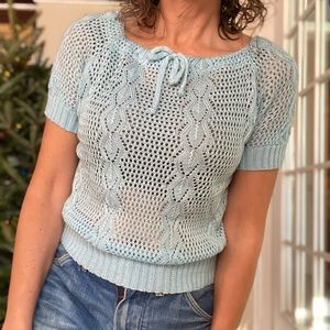 Vintage crochet sweater
